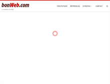 Tablet Screenshot of bonweb.com